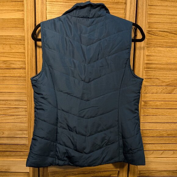 Christopher & Banks Vest Blue Sleeveless Puffer Size Small - Picture 7 of 9